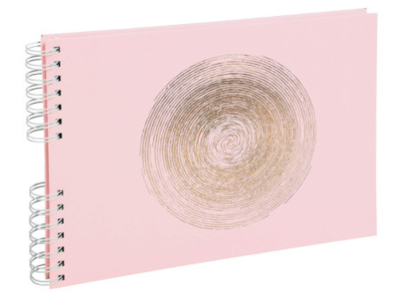 EXACOMPTA Album photos à spirale Ellipse, rose