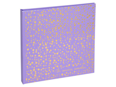 EXACOMPTA Album photos Plum, 250 x 250 mm, violet/doré