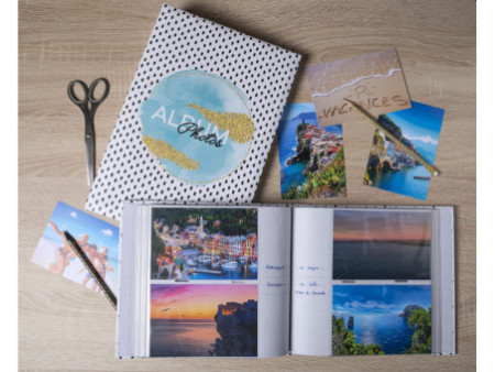 EXACOMPTA Album photos à pochettes Bright, 225 x 325 mm