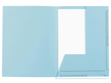 EXACOMPTA Chemises SUPER 210 Contact, A4, bleu clair