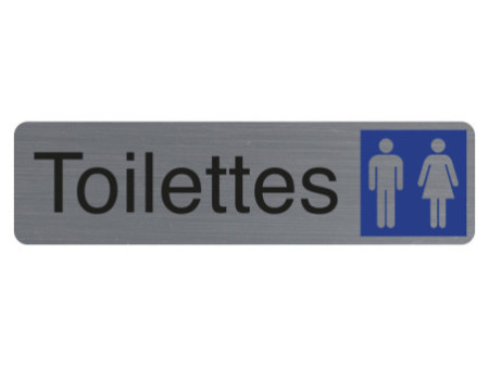 EXACOMPTA Plaque de signalisation 'Toilettes Dame/Homme'