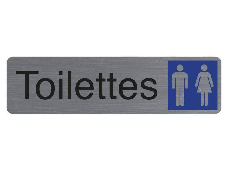 EXACOMPTA Plaque de signalisation 'Toilettes Dame/Homme'