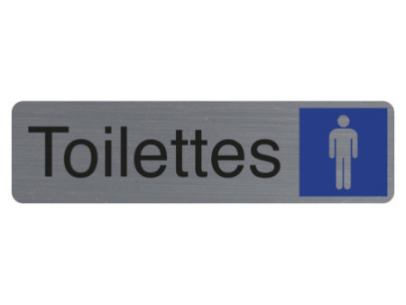 EXACOMPTA Plaque de signalisation 'Toilettes Homme'