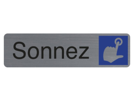 EXACOMPTA Plaque de signalisation 'Sonnez'