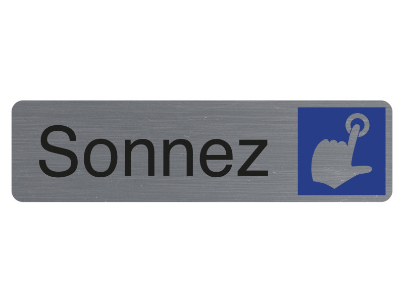 EXACOMPTA Plaque de signalisation 'Sonnez'