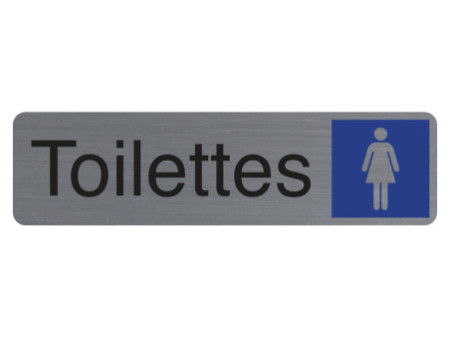EXACOMPTA Plaque de signalisation 'Toilettes Dame'