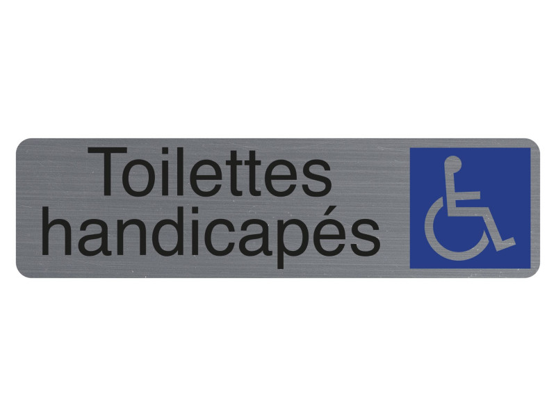 EXACOMPTA Plaque de signalisation 'Toilettes handicapés'