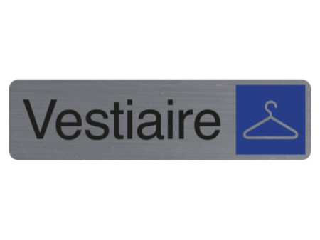 EXACOMPTA Plaque de signalisation 'Vestiaire'
