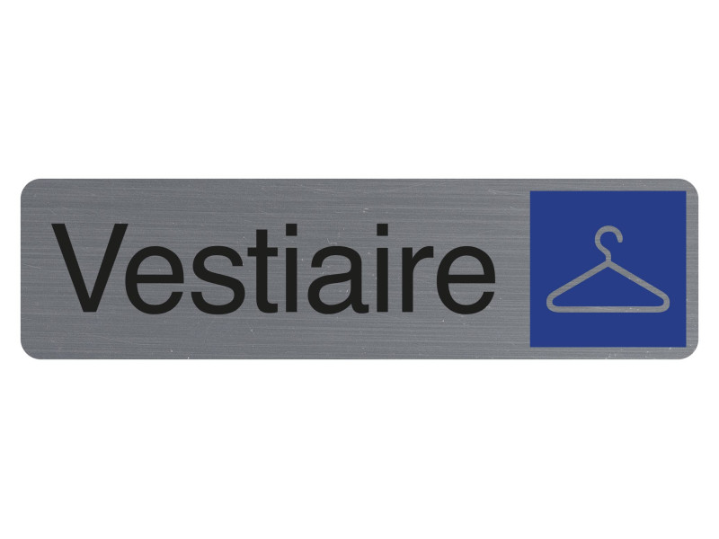 EXACOMPTA Plaque de signalisation 'Vestiaire'