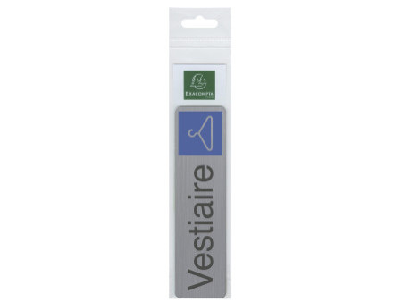 EXACOMPTA Plaque de signalisation 'Vestiaire'
