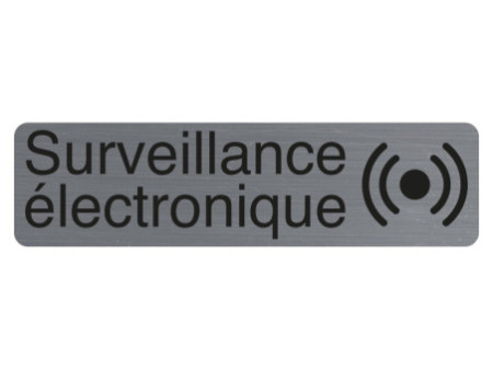 EXACOMPTA Plaque de signalisation Surveillance électronique