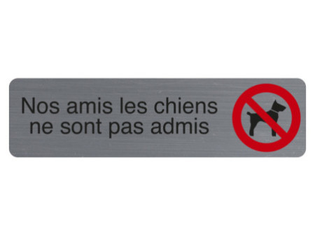 EXACOMPTA Plaque de signalisation 'Nos amis les chiens'