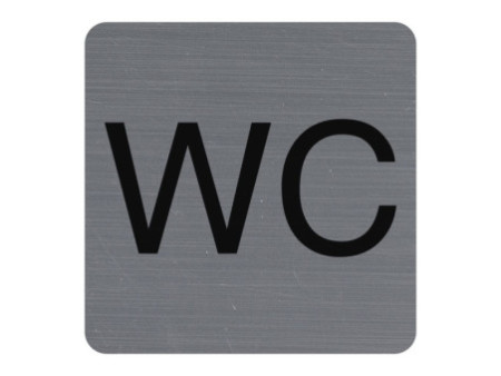 EXACOMPTA Plaque de signalisation 'WC'