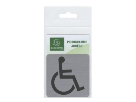 EXACOMPTA Plaque de signalisation 'Handicapés'