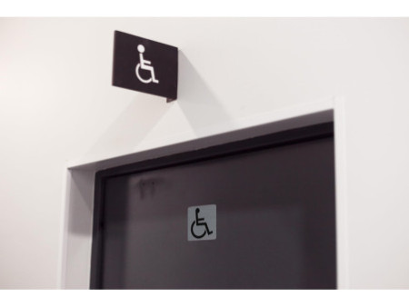 EXACOMPTA Plaque de signalisation 'Handicapés'