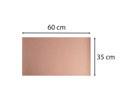 EXACOMPTA Sous-mains, 350 x 600 mm, nude / gris