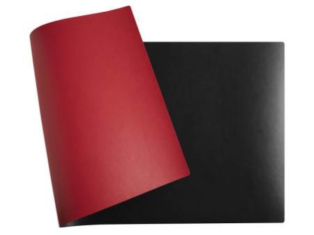 EXACOMPTA Sous-mains, 400 x 800 mm, noir / rouge