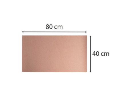EXACOMPTA Sous-mains, 400 x 800 mm, gris / nude