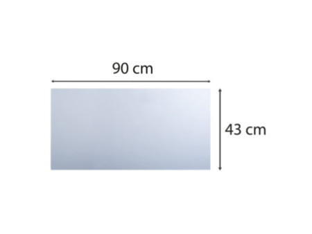 EXACOMPTA Sous-mains, 430 x 900 mm, transparent