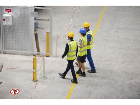 EXACOMPTA Plaque de signalisation 'Interdit de marcher'