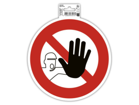 EXACOMPTA Plaque de signalisation 'Accès interdit'