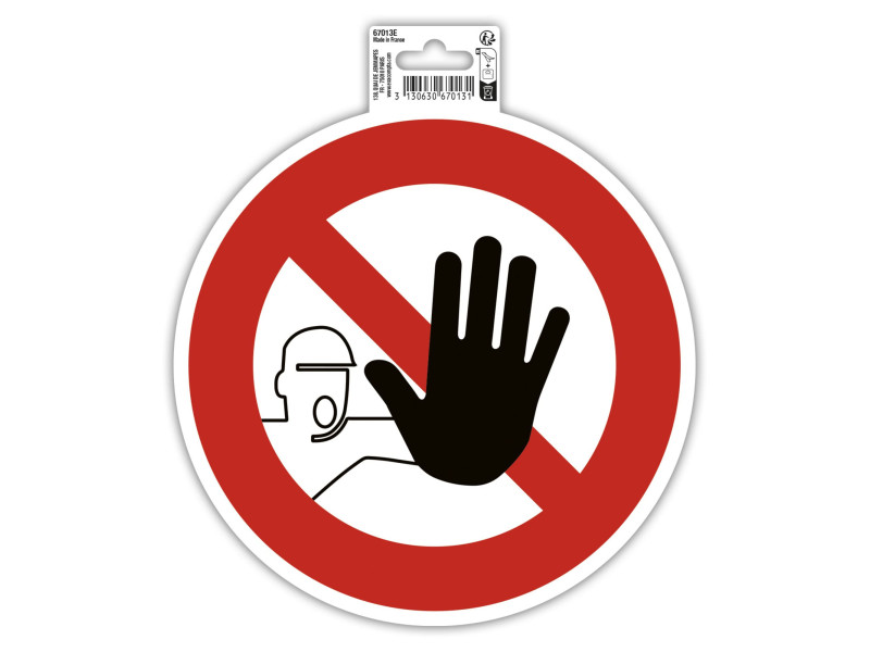 EXACOMPTA Plaque de signalisation 'Accès interdit'