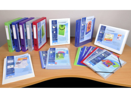 EXACOMPTA Boîte de classement Kreacover, A4, PP, assorti