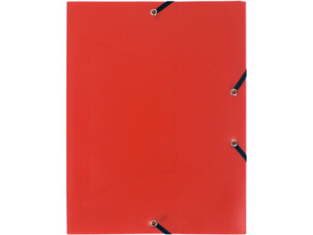 EXACOMPTA Chemise à élastiques Opaque Eco, PP, A4, rouge