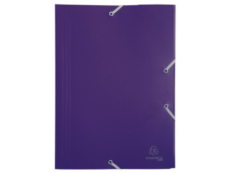 EXACOMPTA Chemise à élastiques Opaque Eco, PP, A4, assorti