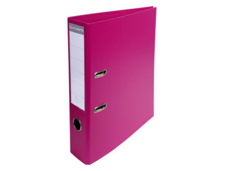 EXACOMPTA Classeur à levier PVC Premium, A4, framboise