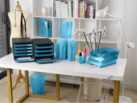 EXACOMPTA Porte-revues THE MAGAZINE, A4+, turquoise