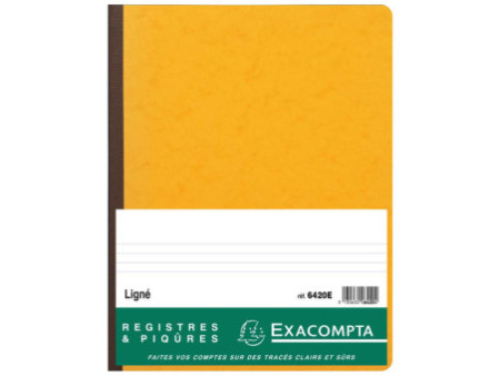 EXACOMPTA Piqûre, 320 x 250 mm vertical, ligné