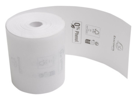 EXACOMPTA Bobine pour ticket de CB, 80 mm x 76 mm, blanc