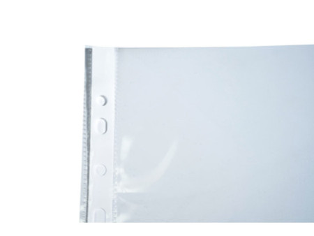 EXACOMPTA Pochette perforée, A4+, PP, transparent lisse