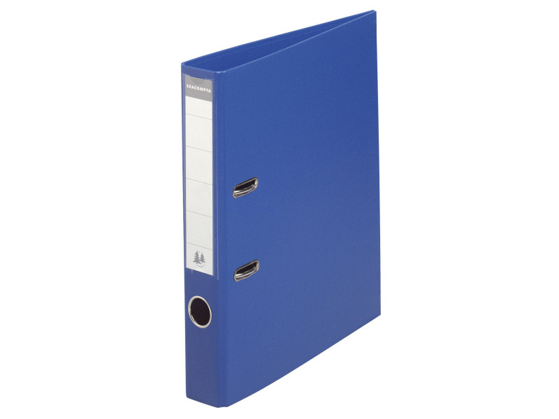EXACOMPTA Classeur à levier PVC Premium, A4, 50 mm, bleu
