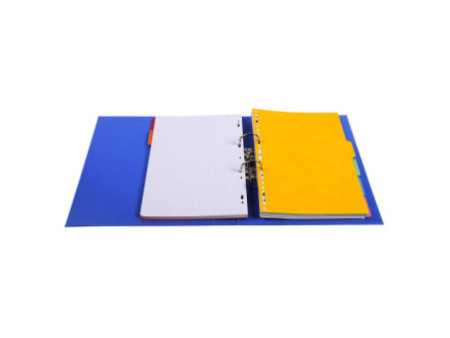 EXACOMPTA Classeur à levier PVC Premium, A4, 50 mm, bleu