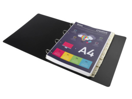 EXACOMPTA Intercalaires carte peau, A-Z, A4, 20 touches