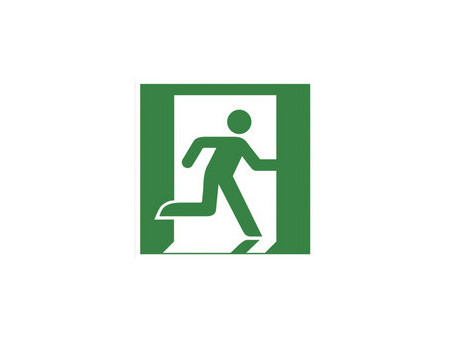 EXACOMPTA Plaque de signalisation 'Flèche droite'