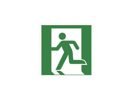 EXACOMPTA Plaque de signalisation 'Flèche droite'