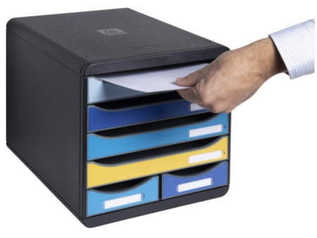 EXACOMPTA Module de classement BIG-BOX MAXI Bee Blue