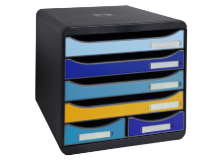 EXACOMPTA Module de classement BIG-BOX MAXI Bee Blue