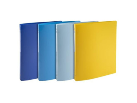 EXACOMPTA Classeur à anneaux Bee Blue, A4, 4 anneaux