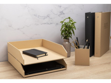 EXACOMPTA Set de corbeilles à courrier Office by Me, beige