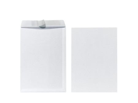 herlitz Enveloppe d'expédition, C4, sans fenêtre, blanc