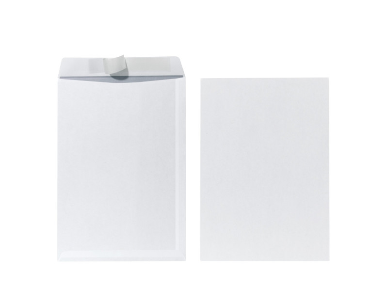 herlitz Enveloppe d'expédition, C4, sans fenêtre, blanc