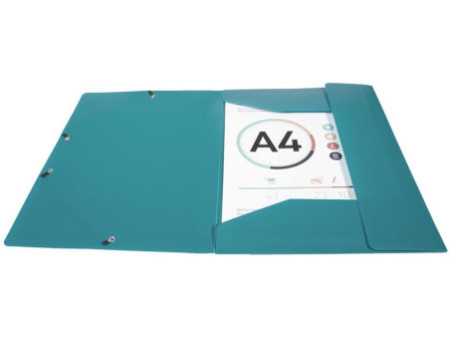 EXACOMPTA Chemise à élastiques Opaque, PP, A4, vert foncé