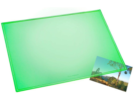 Läufer Sous-main DURELLA TRANSLUCIDE FLUO, vert