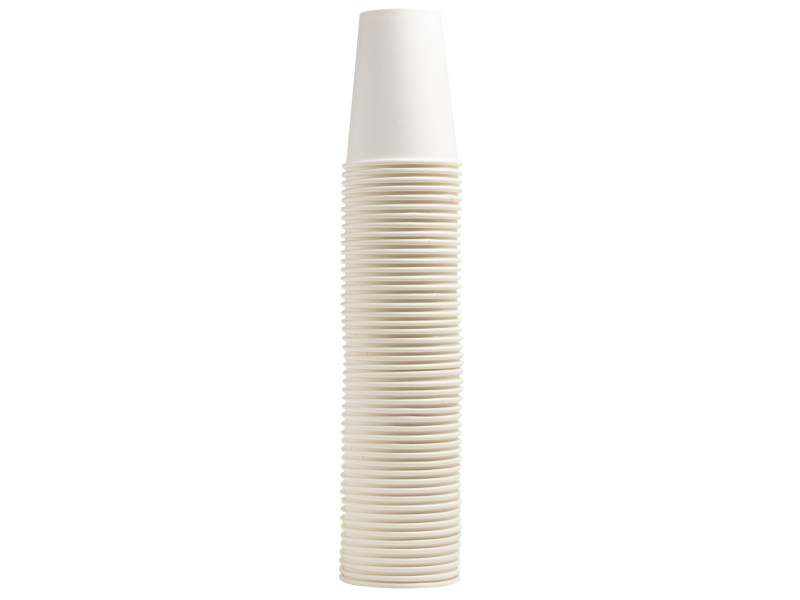 PROnappe Gobelet en carton, 0,2 l, blanc