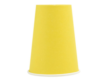PROnappe Gobelet en carton, 0,2 l, jaune