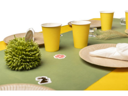 PROnappe Gobelet en carton, 0,2 l, jaune